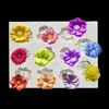 11 Flores Pequeñas Molde de Silicona para Fondant Flores para Hornear Flor de Rosa Cuju Molde de Decoración de Chocolate