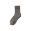 [Calcetines de Rizo Súper Gruesos] Calcetines de Rizo Cepillado Resistentes al Frío y Cálidos para Hombre, Invierno y Otoño, de Caña Media, Calcetines de Bloqueo de Temperatura Cero y Bajo Cero del Noreste