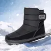 Zapatos de algodón para mujer 2026 nuevo modelo de invierno transfronterizos casuales de felpa sin cordones botas de nieve para exteriores cálidas impermeables botas de algodón