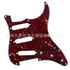 St Sq Pickguard Único para Guitarra Elétrica Painel Frontal de Cobertura para Guitarra Elétrica Sss Borda de Três Camadas Branco Preto Branco