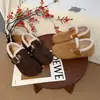 Zapatos Birkenstock para mujer todo incluido, nueva colección de invierno 2026, zapatos de algodón con forro de polar para uso en exteriores, botas de nieve cálidas con forro de piel