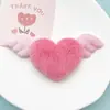 Nuevo Corazón Dulce Pequeñas Alas Peluche DIY Joyería Accesorios Ropa Sombrero Decoración Materiales Stock al por Mayor
