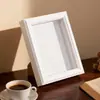 Marco de Madera Hueco de 2 cm para Pinturas de Cristal 3D, Soporte de Exhibición DIY para Flores Secas, Plantas y Especímenes de Mariposas