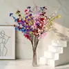 Flor de Pera para Casamento Flores Artificiais Materiais para Decoração de Sala de Estar Mesa de Jantar Ornamentos Arranjo de Salão de Casamento Materiais de Flores Flores para Adereços de Fotografia
