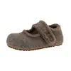 Sapatos Mary Jane de Pelo Retrô para Mulheres 2025 Inverno Novo Calçados Externos Gorro Sapatos Flats Quentes Antiderrapantes com Forro de Lã Calçados de Algodão Femininos