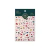 Pegatinas para Uñas Tensor Retro Estilo Británico Cuadros Pony Ts4258 Año Nuevo Lindo Patchwork Pegatinas para Uñas Pony