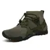 Meias personalizadas sapatos sapatos masculinos tamanho grande malha fly tecido cor sólida sapatos esportivos amantes de caminhada ao ar livre tênis de corrida
