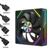 Caja de Computadora de Escritorio Prism 8ª Generación Ventilador de Refrigeración Enfriado por Aire Sincronización de Luz ARGB Interfaz 5V+3pin
