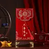 Sobres Rojos de Gamuza de Alta Gama Específicos para Bodas con el Carácter de Felicidad, Sobres Rojos para Regalo de Boda de Mil Yuanes 2026 Venta al por Mayor