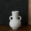 Jarrón Irregular de Cerámica Hecho a Mano para Decoración del Hogar, Estilo Nórdico Vintage, Adecuado para Flores Secas y Flores Frescas, Decoración de Escritorio, Recipiente para Arreglos Florales