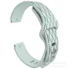 Pulseira Adequada para Xiaomi Mi Band 3456/7/8/9 Honor 6/7/9Nfc Huawei 6789 Pulseira de Silicone com Textura de Couro