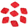 Nuevo Estilo Vidriado Translúcido Nube Propicia Forma de Diamante Ruyi Cuentas con Agujero Pasante Pulsera DIY Pasador Colgante Colgante para Joyería Venta al por Mayor