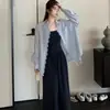 Camisa de protección solar de encaje suelta de manga larga, nueva moda Otoño 2025