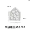 Parche DIY Amapola Cielo Estrellado Casa Luz de Noche Corazón Estrella Hogar Adorno de Yeso Resina Molde de Silicona