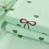 Lençol de Algodão Puro Tecido Grosso Antigo Conjunto de Três Peças Lençol de Cama Solteiro Toque Fresco Anti-Pilling Novo Estilo Tecido Grosso Lençol de Cama 100% Algodão Cama de Casal