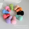 Esponja de Maquillaje Pequeña con Forma de Hongo y Cabeza Redonda para Uso Seco y Húmedo, para BB Cream y Base de Maquillaje Antiadherente, Esponja de Belleza al por Mayor del Fabricante