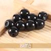 Botón de cuentas de color para cheongsam, estilo nacional, botón redondo de imitación de jade, botón de blusa de camisa con cuentas Hanfu, botón pequeño de perla