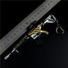 Merchandise Pacífica de Pubg Chaveiro Modelo de Liga de Arma M416 Osso de Dragão Dourado Brinquedo Pingente 16cm