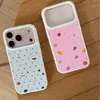 Funda de pastel de estrellas para pantalla completa adecuada para Apple 17 Pro Max, iPhone 18, 15, 16, anticaída, diseño simple para niñas