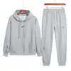 Sudadera de Marca de Moda Transfronteriza Conjunto Nk Primavera y Otoño Estilo Americano Sudadera con Capucha Holgada Colaboración Nocta Tira Reflectante Ropa Nocturna