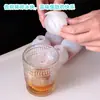Molde de Silicone para Bolas de Gelo Consecutivas Molde de Silicone Redondo para Bolas de Gelo Bandeja de Gelo Molde Criativo para Gelo