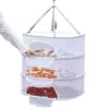 Cesta Colgante para Secar Verduras Cubierta de Malla a Prueba de Viento y Mosquitos Secado de Verduras Pescado Seco Plegable Red para Secar Ropa del Hogar Venta al por Mayor