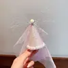 Fiesta de San Valentín ~ sombrero de pastel de cereza pasador de encaje aro para el pelo creativo para foto de cumpleaños femenina pelo lindo para niños