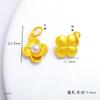 Accesorios de oro vietnamitas de larga data para manualidades, flor de perla, flor de cerezo, flor de durazno, flor de cuatro lados, colgante de lazo, pulsera