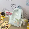 Mochila Simple Estilo Coreano para Mujer, Gran Capacidad, Moderna y Versátil, Bolso Escolar Estilo Universitario para Estudiantes, Mochila Ligera Casual