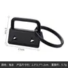 Amazon Cross-Border Clip de Hebilla para Clip de Correa de Red de Hierro para Clip de Cola de Equipaje de Hardware Clip Colgante de Metal con Llavero