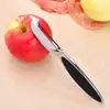Venta al por mayor del fabricante Pelador de Acero Inoxidable Recto Rascador Cuchillo Pelador Gadget de Cocina para Verduras y Frutas del Hogar