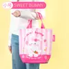 Bolsas de Mano Tejidas Personalizadas Transfronterizas en Stock, Bolsas de Compras Tejidas Regalo Creativo, Bolsas Tejidas Impermeables Laminadas de Gran Capacidad