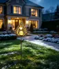 Luz Ambiente LED de Ferro Forjado Estilo Europeu Alimentada por Energia Solar Plug-in Exterior à Prova d'Água Decorativa para Gramado Jardim Pátio