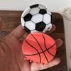 Venta caliente transfronteriza simulación baloncesto fútbol agarre acrílico cabeza trasera grande garra para el pelo moda alta calidad pinza de tiburón