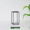 High-end estilo europeu preto de madeira sobremesa mesa ornamento set luz luxo display stand casamento chá break chá da tarde placa de bolo