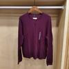 Cárdigan Corto de Punto Acanalado con Cuello Redondo para Mujer Japonesa de Lana Merino Finamente Hilada Nuevo Estilo Otoño 2025 478336