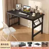 Escritorio de Computadora Plegable para Uso en Casa, Escritorio de Dormitorio, Escritorio de Oficina, Escritorio de Escritura para Estudiantes, Casa de Alquiler, Mesa Rectangular Sin Instalación
