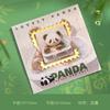 Marcapáginas de metal con forma de panda gigante de moda nacional original, regalo de mano de Sichuan Wenchuang, regalo del Día del Maestro para maestros y compañeros de clase, regalo de negocios