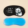 Oem fábrica personalizado bolsa de hielo expresión fría dormir máscara de hielo para ojos de dibujos animados linda personalidad máscara para ojos LOGO impreso