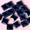 Venta al por mayor de fábrica flash vidrio plano pedrería cuadrado cristal diamante diy accesorios de joyería suministro primario