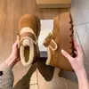 Sapatos de Neve de Algodão Birkenstock com Sola Grossa Retro Aumentadores de Altura Totalmente Cobertos para Mulheres 2026 Inverno Novo Versátil Fofo Laço Sapatos Peludos