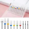 Set de 10 piezas de cabezal de molienda de aleación de acero de tungsteno para arte de uñas más vendido transfronterizo, cabezal de molienda especializado para torno de uñas para eliminar piel muerta y pulir
