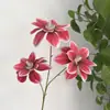 3 Flores de Magnólia Artificiais para Decoração de Casamento, Decoração de Casa, Adereços de Fotografia, Flores de Magnólia Artificiais