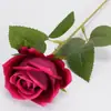 Guau simulación personalizada de freud tacto de rosa franela decoración del hogar boda día de san valentín flor artificial