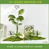 [Série dos 24 Termos Solares] Paisagismo de Jardim de Plantas Simuladas Florais Pátio Interno Decoração Grande e Macia Hotel