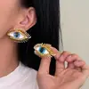 Pendientes de botón de perla de alta gama de lujo con aguja de plata S925 para mujer, Pendientes modernos simples y elegantes, Accesorios para orejas de diseño nicho al por mayor