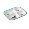 Hill Spider-Man Bebé Niños Suplemento Alimenticio Vajilla Compartimento Plato Plato Pequeño Tazón Mango de Cuchara Tazón Taza de Agua Anticaída Vajilla de Melamina