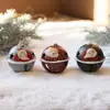 Pingente de Sino do Papai Noel de Ferro Transfronteiriço Decoração de Árvore de Natal Retrô Enfeites Pendurados Presentes para Atacado
