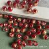 Cuentas de esmalte de color gris fragante, cuentas sueltas, cuentas de esmalte de colores, pulsera de lámina de oro y plata, cuentas de Buda y accesorios de palacio, material de bricolaje hecho a mano al por mayor