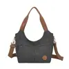 Bolso de hombro para mujer europeo y americano transfronterizo 2026, bolso de mano casual nuevo con bloques de color, bolso cruzado, bolso de lona versátil y moderno para mujer
